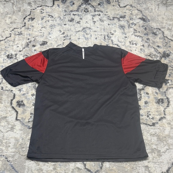 Nike Manchester United 2007/08 Away Jersey Medium Black Red AIG Sponsor - Picture 9 of 9